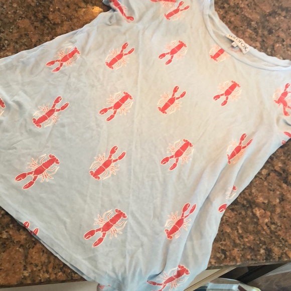 Wildfox Lobster Print Tee - Picture 3 of 4